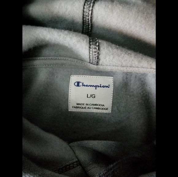 CHAMPION Tie Dye Hoodie. Size L. - Picture 4 of 5